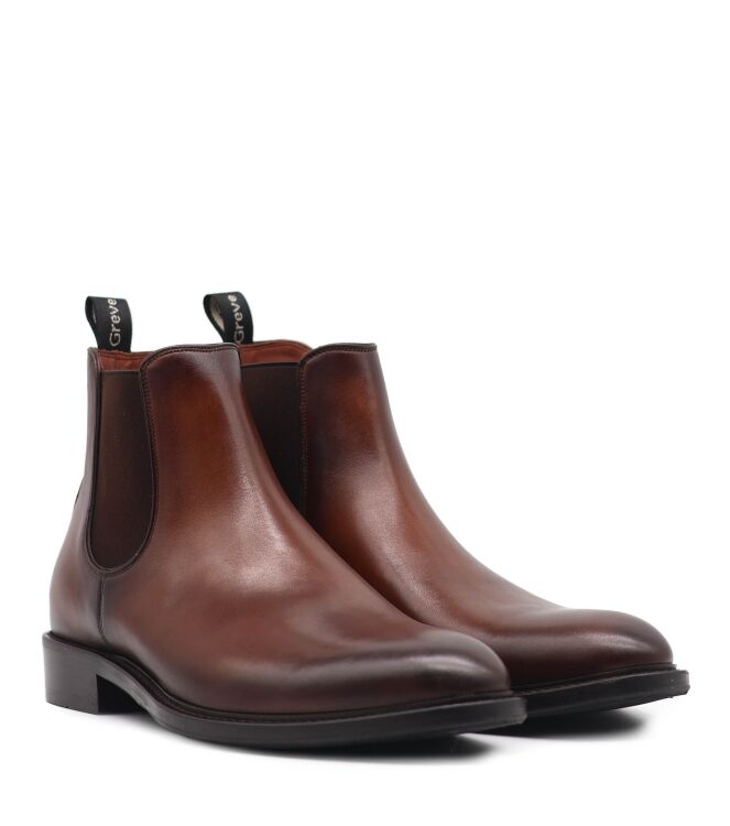 Greve Greve heren chelseaboots bruin Bruno Puro Greve Heren Enkellaarzen in Bruin online kopen