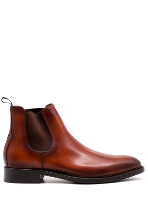 Greve heren chelsea boots cognac