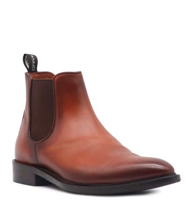 Greve Greve heren chesleaboots cognac Sequoia Puro Greve Heren Enkellaarzen in Naturel online kopen