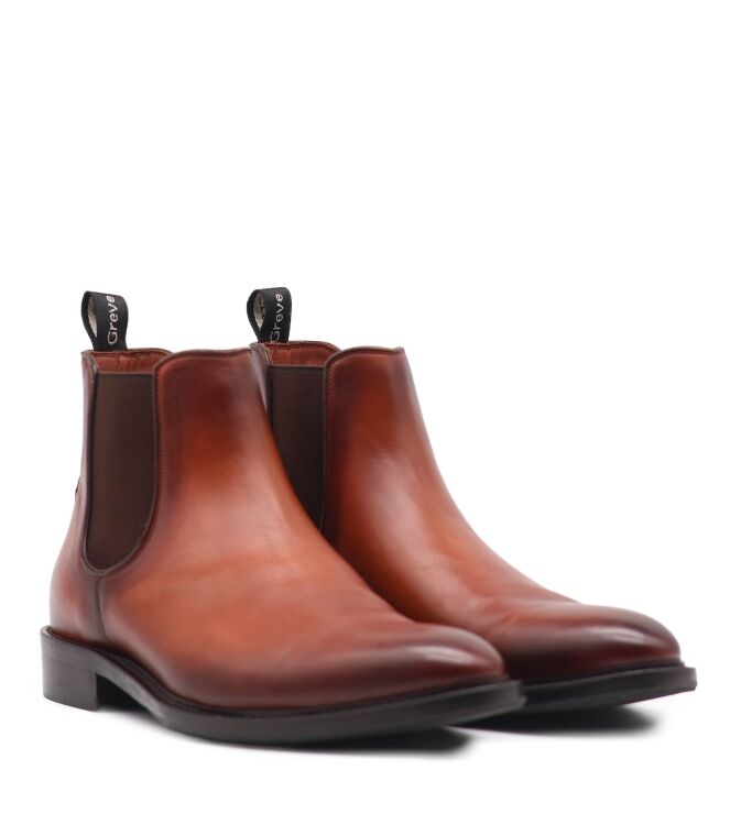 Greve Greve heren chesleaboots cognac Sequoia Puro Greve Heren Enkellaarzen in Naturel online kopen