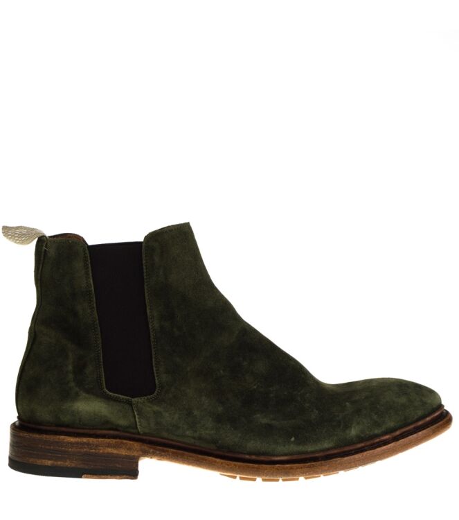 cordwainer Cordwainer Casual High Shoe Green for Men Kirala Washed Aneto