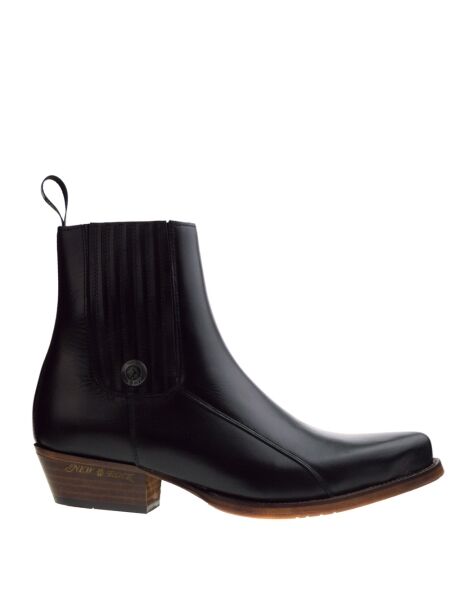 New rock New Rock Western Boots Black for Men