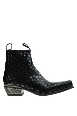 new rock New Rock Western Boots Grey for Men