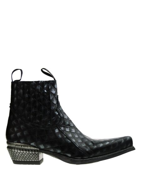 New rock New Rock Western Boots Grey for Men