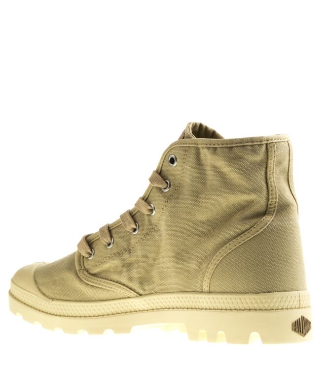 Palladium halfhoge heren veterschoen beige 05 beige Direct leverbaar uit de webshop van www.taft.nl/