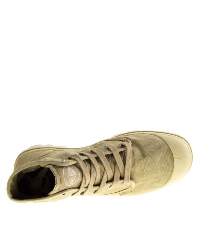 Palladium halfhoge heren veterschoen beige 05 beige Direct leverbaar uit de webshop van www.taft.nl/