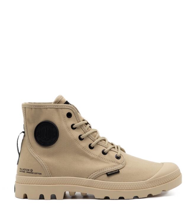 Palladium Heren Halfhoge Veterschoenen in Beige online kopen