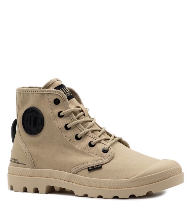 Palladium Heren Halfhoge Veterschoenen in Beige online kopen