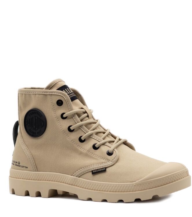 Palladium Heren Halfhoge Veterschoenen in Beige online kopen