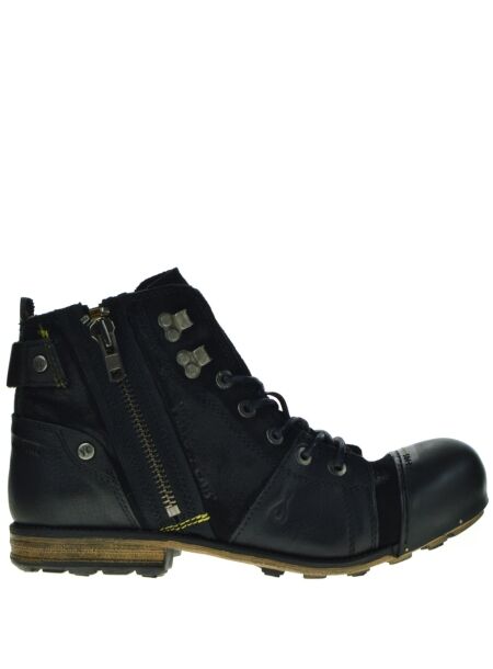 Yellow cab Heren veterschoenen zwart