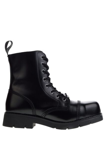 New rock Heren veterboots zwart