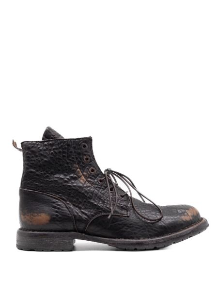 Moma Heren veterschoenen zwart combi