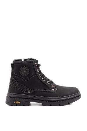 Jeep Footwear heren veterboots zwart