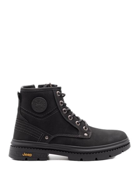Jeep Heren veterboots zwart