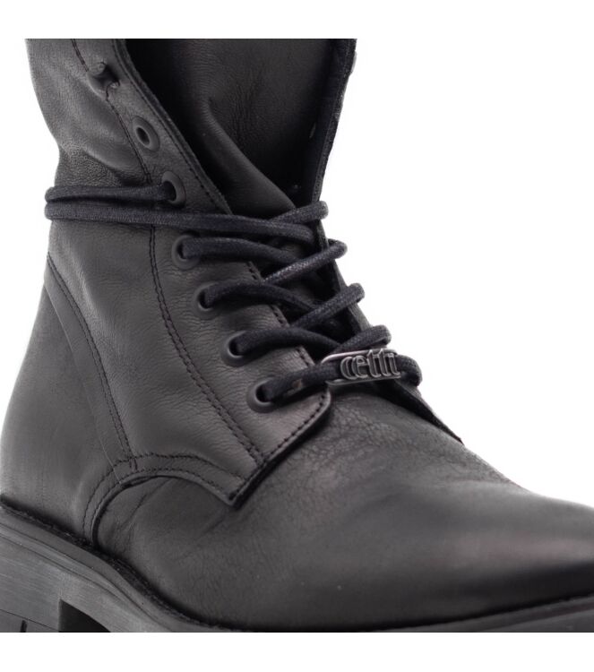 Cetti Cetti heren veterboots zwart Storm Negro Cetti Heren Halfhoge Veterschoenen in Zwart online kopen