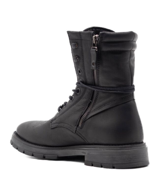 Cetti Cetti heren veterboots zwart Storm Negro Cetti Heren Halfhoge Veterschoenen in Zwart online kopen