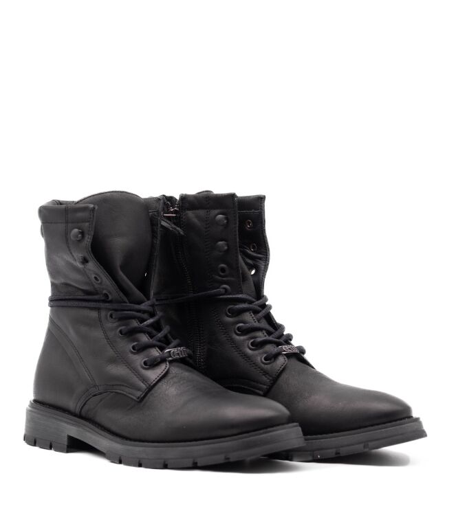 Cetti Cetti heren veterboots zwart Storm Negro Cetti Heren Halfhoge Veterschoenen in Zwart online kopen