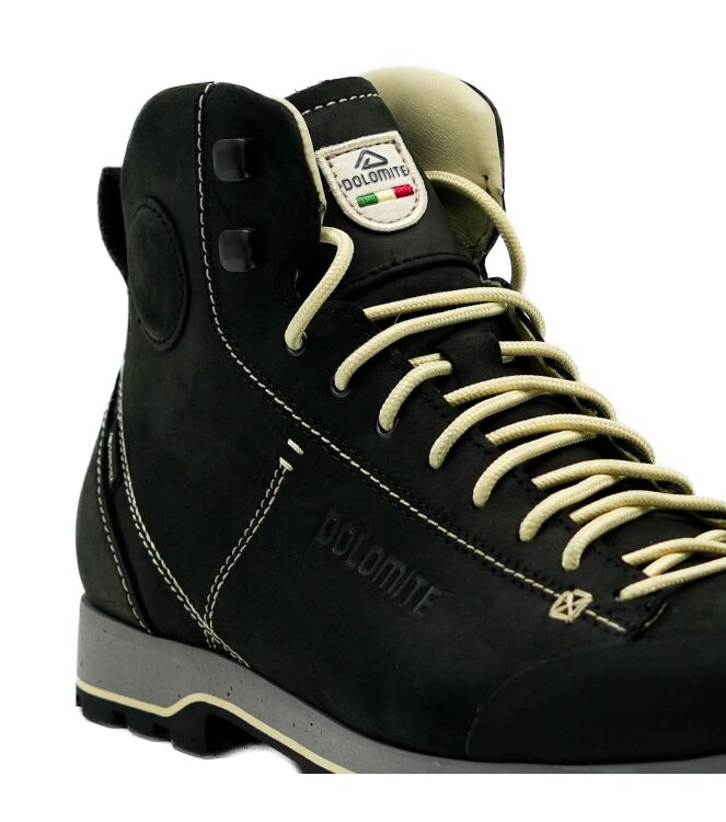 Dolomite Dolomite heren veterschoenen zwart Black Dolomite Heren Halfhoge Veterschoenen in Zwart online kopen