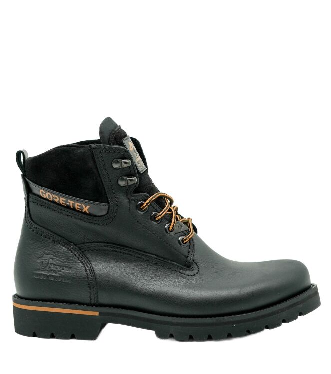 Panama Jack Panama Jack heren veterschoenen zwart Napa Grass Negro Panama Jack Heren Halfhoge Veterschoenen in Zwart online kopen