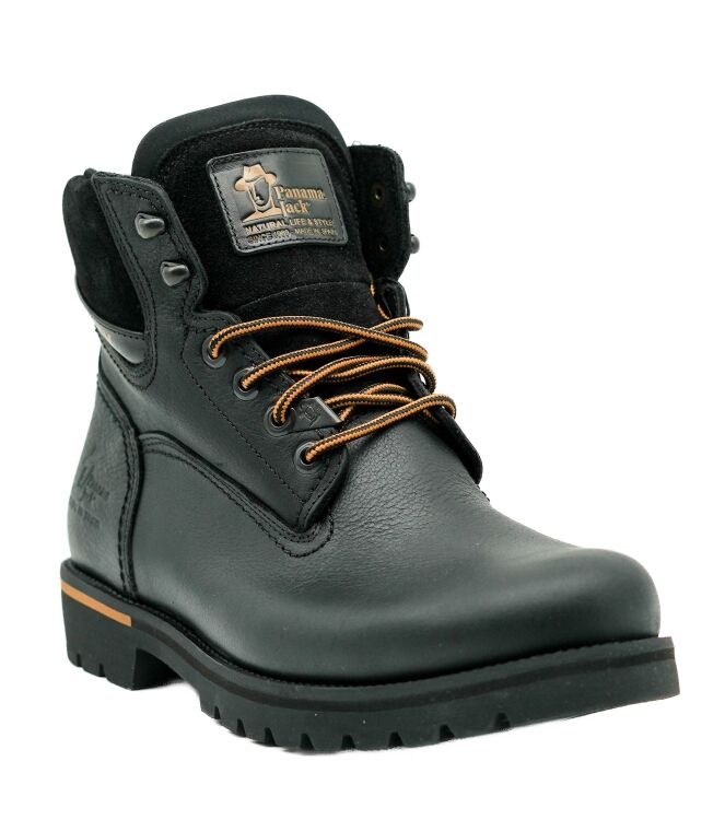 Panama Jack Panama Jack heren veterschoenen zwart Napa Grass Negro Panama Jack Heren Halfhoge Veterschoenen in Zwart online kopen