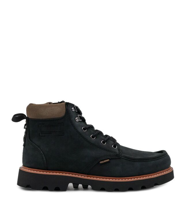 Palladium Palladium heren veterschoenen zwart Black Palladium Heren Halfhoge Veterschoenen in Zwart online kopen