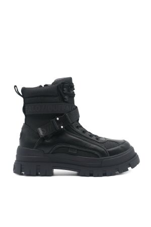Buffalo heren veterboots zwart vegan