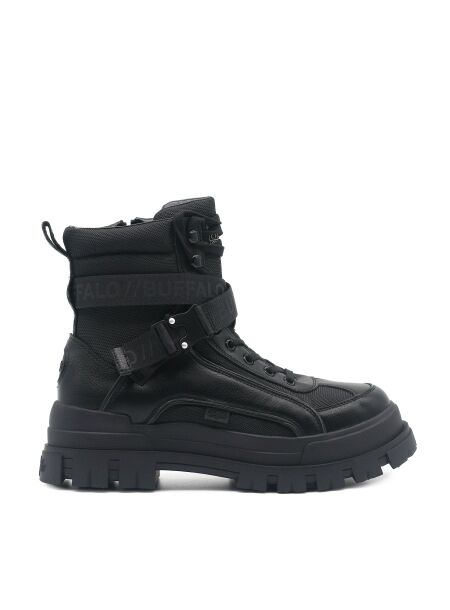 Buffalo Heren veterboots zwart vegan