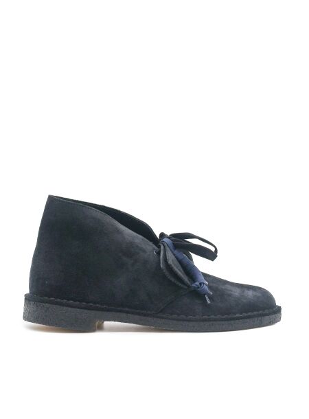Clarks originals Heren veterschoenen zwart suede