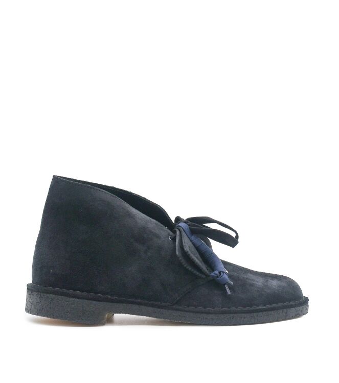 Clarks Originals Clarks Originals heren veterschoenen zwart suede Ink Suede Clarks Originals Heren Halfhoge Veterschoenen in Blauw online kopen
