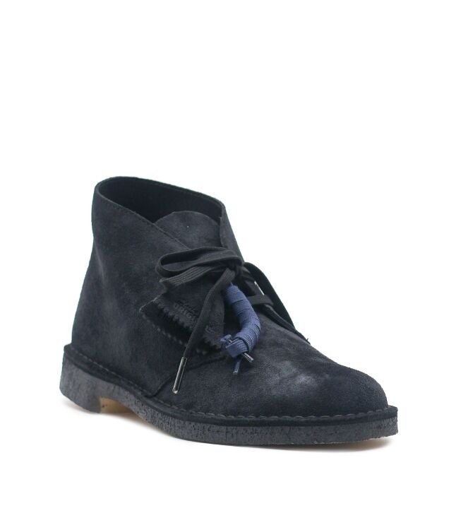 Clarks Originals Clarks Originals heren veterschoenen zwart suede Ink Suede Clarks Originals Heren Halfhoge Veterschoenen in Blauw online kopen