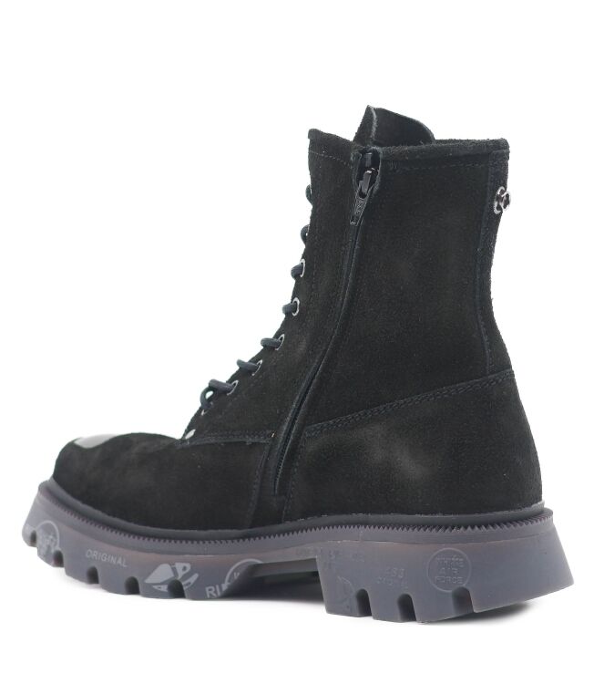 Premiata  Heren Veterboots Zwart Suede 