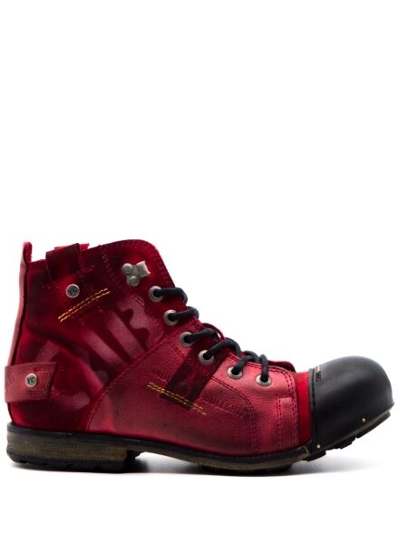 Yellow cab Yellow Cab High Shoe Laces Red for Men