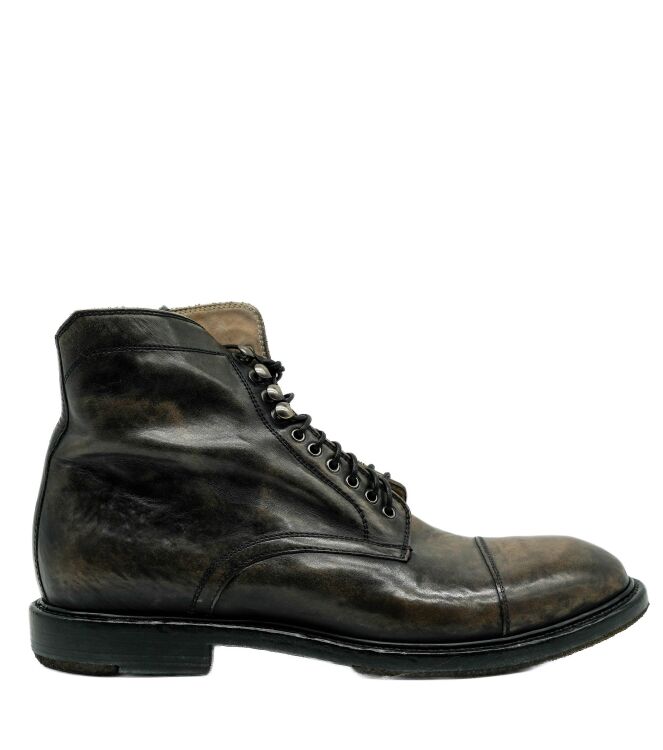 Lemargo Heren Halfhoge Veterschoenen in Grijs online kopen