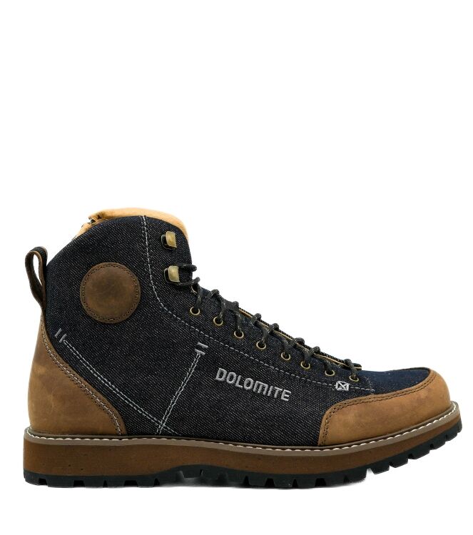 Dolomite Dolomite heren veterschoenen blauw denim Night Blue Dolomite Heren Halfhoge Veterschoenen in Blauw online kopen