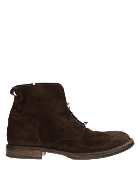 Moma Heren veterschoenen bruin suede