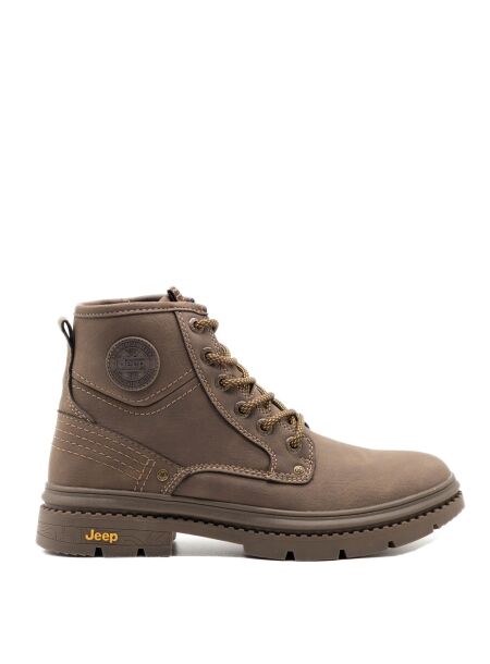 Jeep Heren veterboots donker bruin