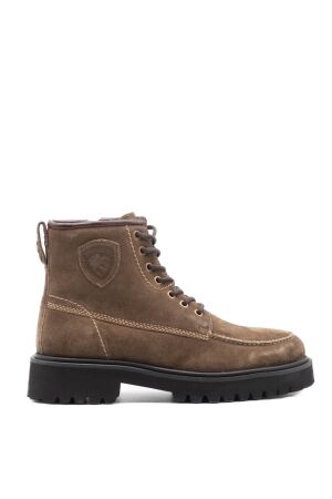 Blauer heren veterschoenen bruin suede