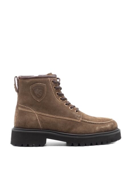 Blauer Heren veterschoenen bruin suede