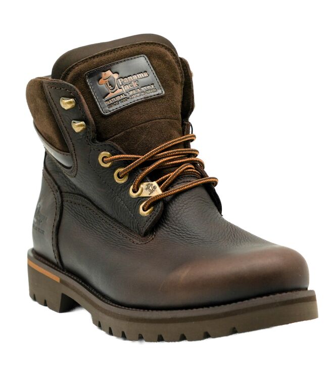 Panama Jack Panama Jack heren veterschoenen donker bruin Napa Grass Marron Panama Jack Heren Halfhoge Veterschoenen in Bruin online kopen