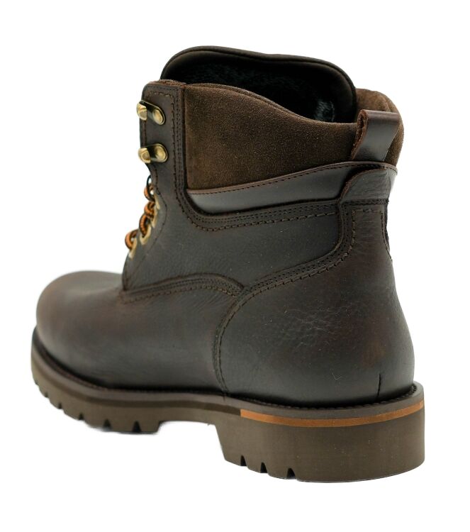 Panama Jack Panama Jack heren veterschoenen donker bruin Napa Grass Marron Panama Jack Heren Halfhoge Veterschoenen in Bruin online kopen