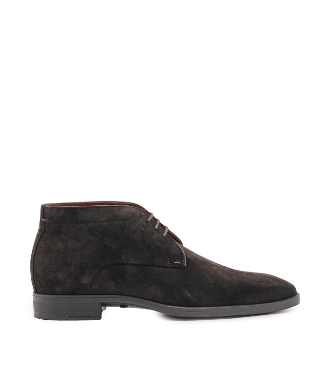 Greve Greve heren veterschoenen bruin suede Africa Suede 3337 Greve Heren Halfhoge Veterschoenen in Bruin online kopen
