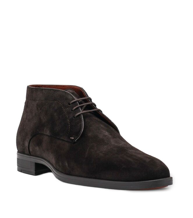 Greve Greve heren veterschoenen bruin suede Africa Suede 3337 Greve Heren Halfhoge Veterschoenen in Bruin online kopen