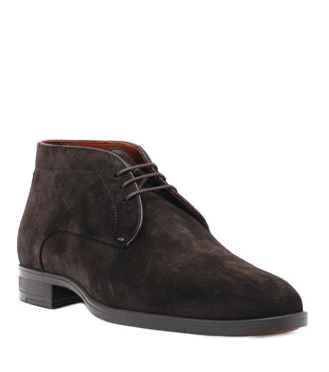 Greve Greve heren veterschoenen bruin suede Africa Suede 3337 Greve Heren Halfhoge Veterschoenen in Bruin online kopen