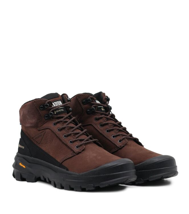 Palladium Heren Halfhoge Veterschoenen in Naturel online kopen