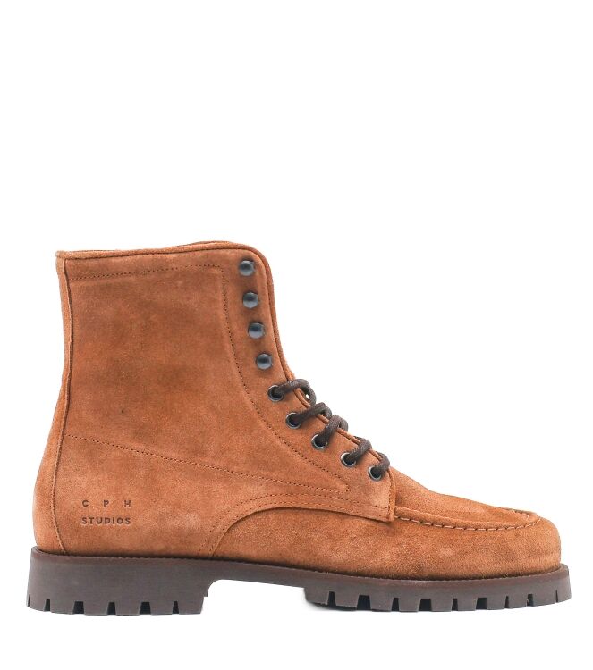 Copenhagen Studios Copenhagen Studios heren veterboots bruin suede Suede New Brown Copenhagen Studios Heren Veterboots Bruin Suede