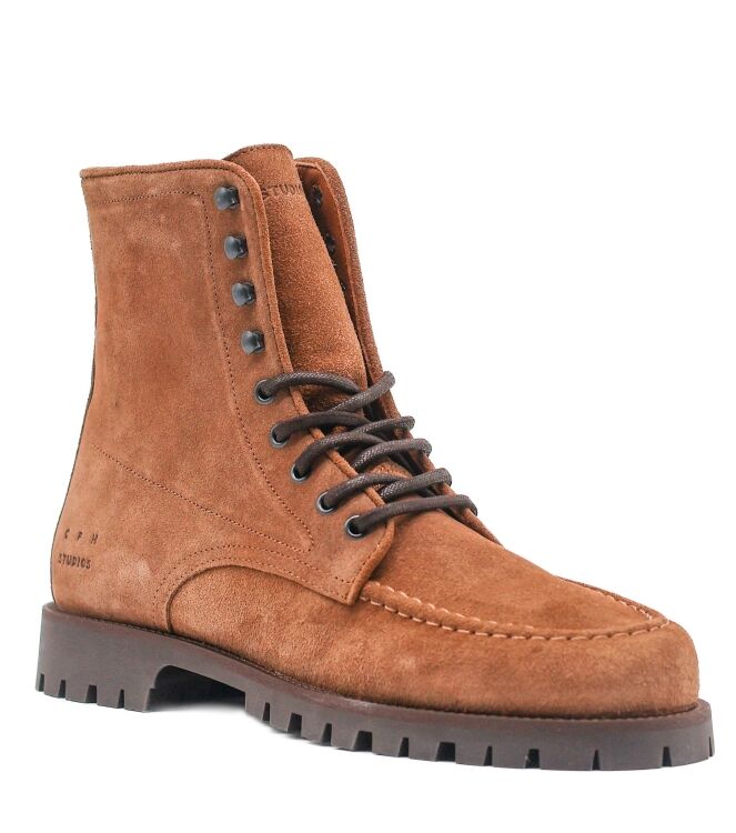 Copenhagen Studios Copenhagen Studios heren veterboots bruin suede Suede New Brown Copenhagen Studios Heren Veterboots Bruin Suede