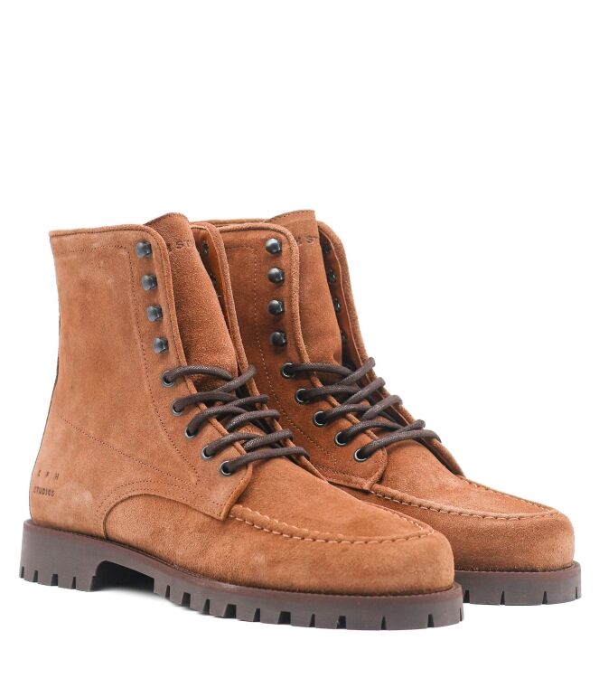 Copenhagen Studios Copenhagen Studios heren veterboots bruin suede Suede New Brown Copenhagen Studios Heren Veterboots Bruin Suede
