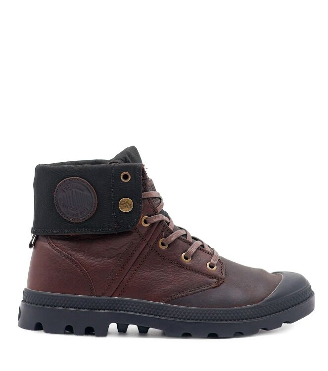 Palladium Palladium heren veterschoenen bruin Bison (H) Palladium Heren Halfhoge Veterschoenen in Bruin online kopen