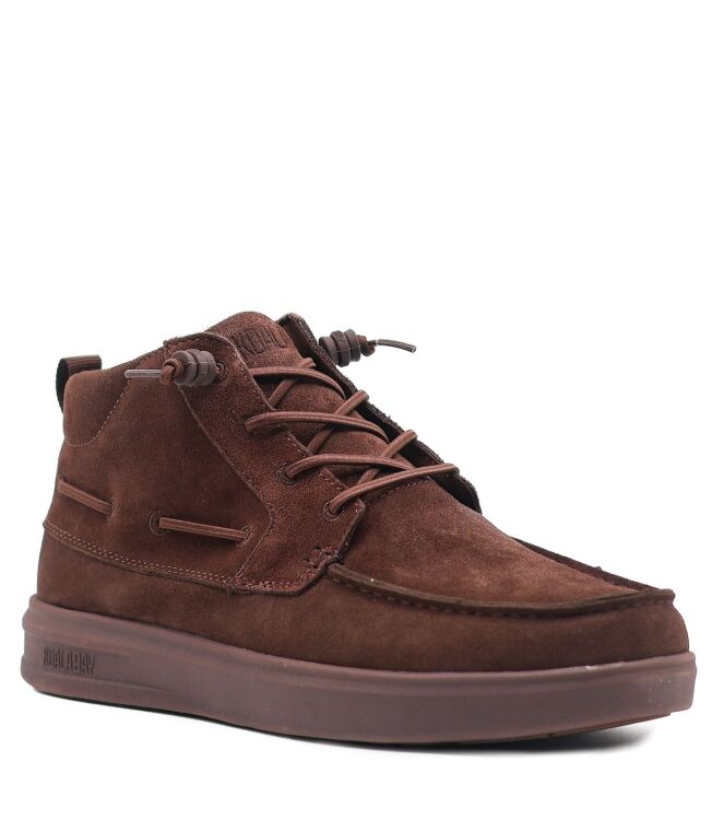 Koala Bay Heren Halfhoge Veterschoenen in Bruin online kopen