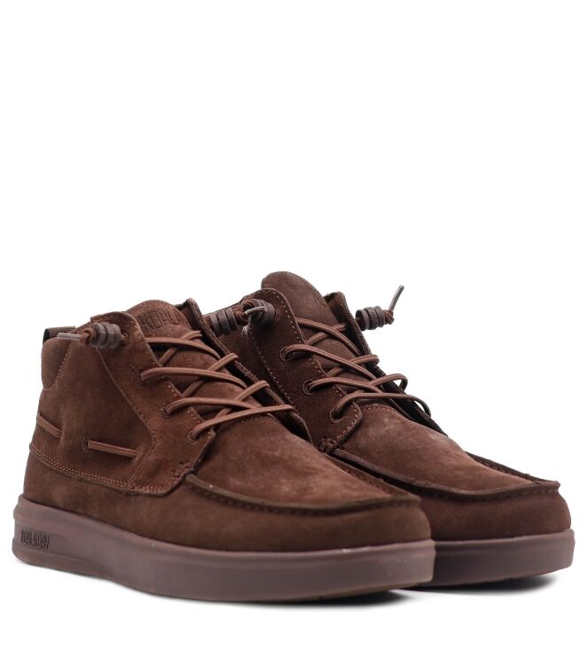 Koala Bay Heren Halfhoge Veterschoenen in Bruin online kopen
